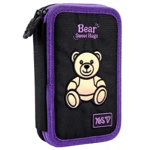 Пенал твердый Yes двойной Bear Sweet Hugs HP-01