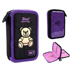 Пенал твердий Yes подвійний Bear Sweet Hugs HP-01