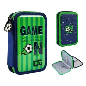 Пенал твердий Yes подвійний Football Fan HP-01