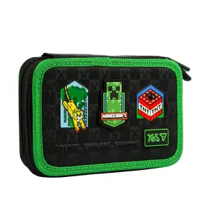 Пенал твердый Yes двойной Minecraft Adventure HP-01