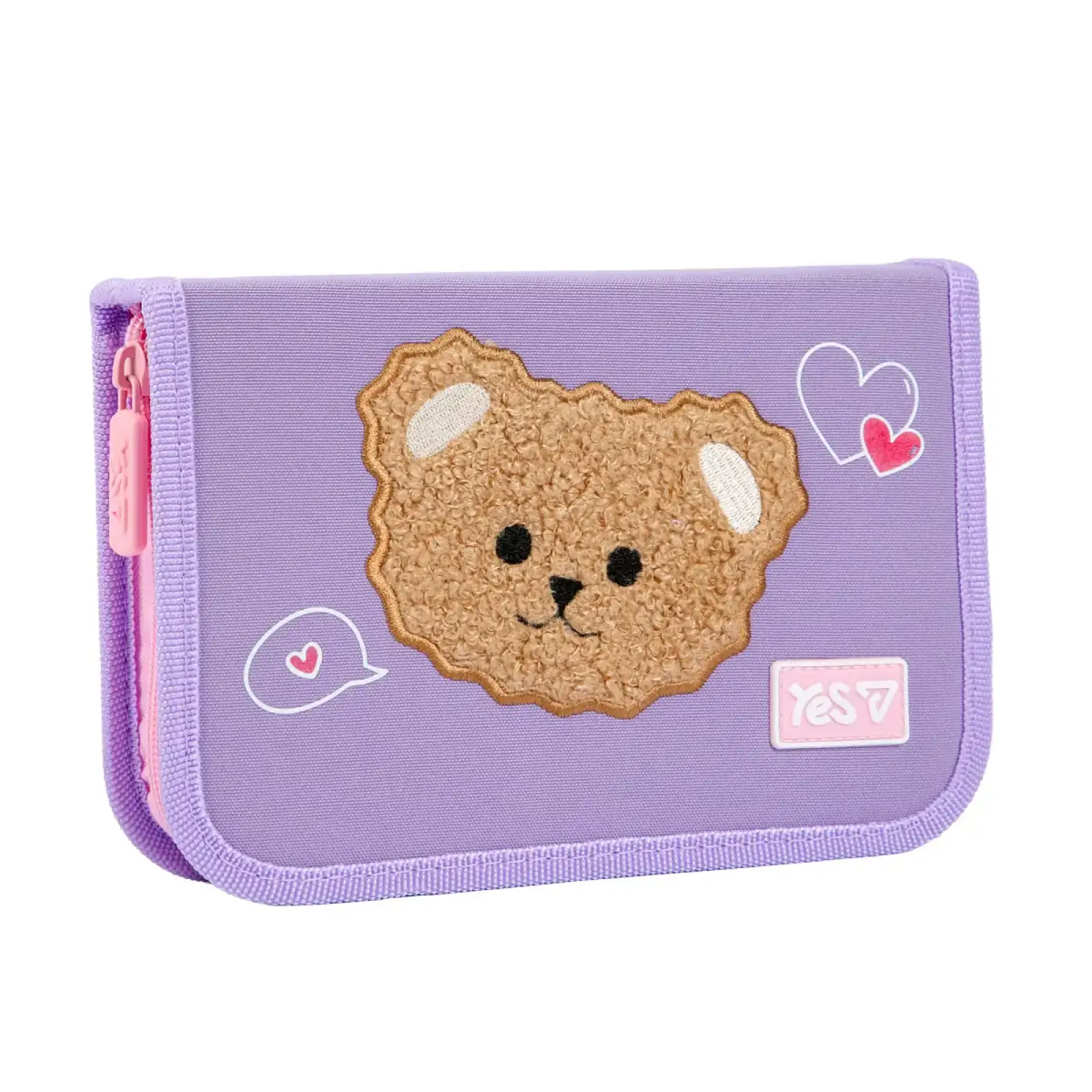 Пенал твердый Yes одинарный с клапаном Bear Rules HP-03