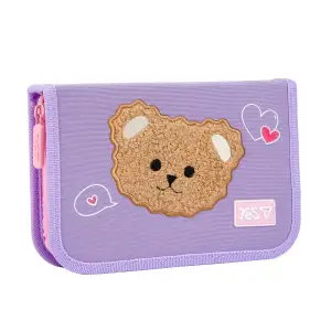Пенал твердый Yes одинарный с клапаном Bear Rules HP-03