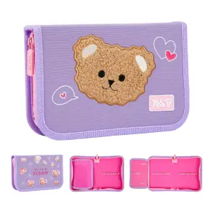 Пенал твердий Yes одинарний з клапаном Bear Rules HP-03