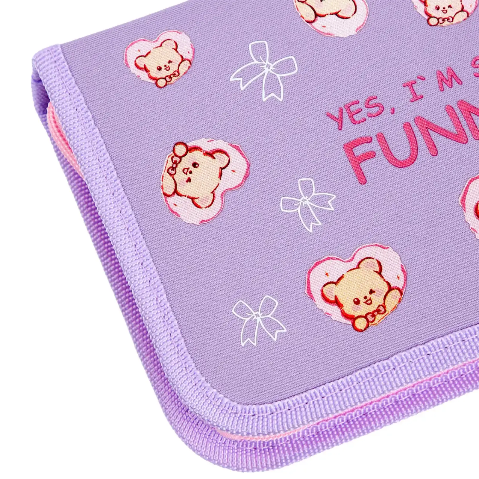 Пенал твердый Yes одинарный с клапаном Bear Rules HP-03