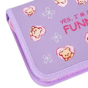 Пенал твердый Yes одинарный с клапаном Bear Rules HP-03