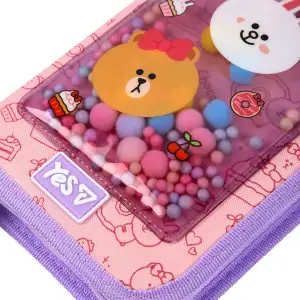 Пенал твердий Yes одинарний з клапаном Line Friends Always Together HP-03