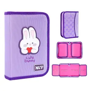 Пенал твердий Yes одинарний з двома клапанами Cute Bunny HP-04
