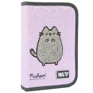 Пенал твердий Yes одинарний з двома клапанами Pusheen Delicacy HP-04