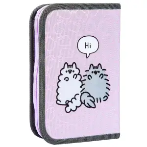 Пенал твердий Yes одинарний з двома клапанами Pusheen Delicacy HP-04