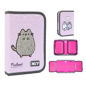 Пенал твердий Yes одинарний з двома клапанами Pusheen Delicacy HP-04