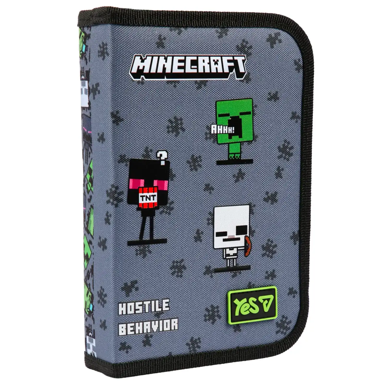 Пенал твердий Yes одинарний з двома клапанами Minecraft Reality HP-04