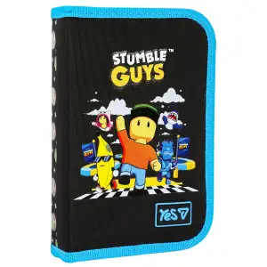 Пенал твердий Yes одинарний з двома клапанами Stumble Guys HP-04