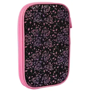 Пенал мягкий Yes с LED Pink Bear PH-35