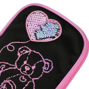 Пенал мягкий Yes с LED Pink Bear PH-35
