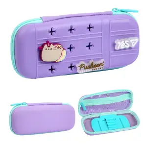 Пенал твердий з силіконовою панеллю Yes Pusheen Summer PHS-4