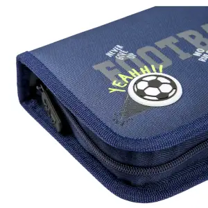 Пенал твердий Yes одинарний з клапаном Football HP-03