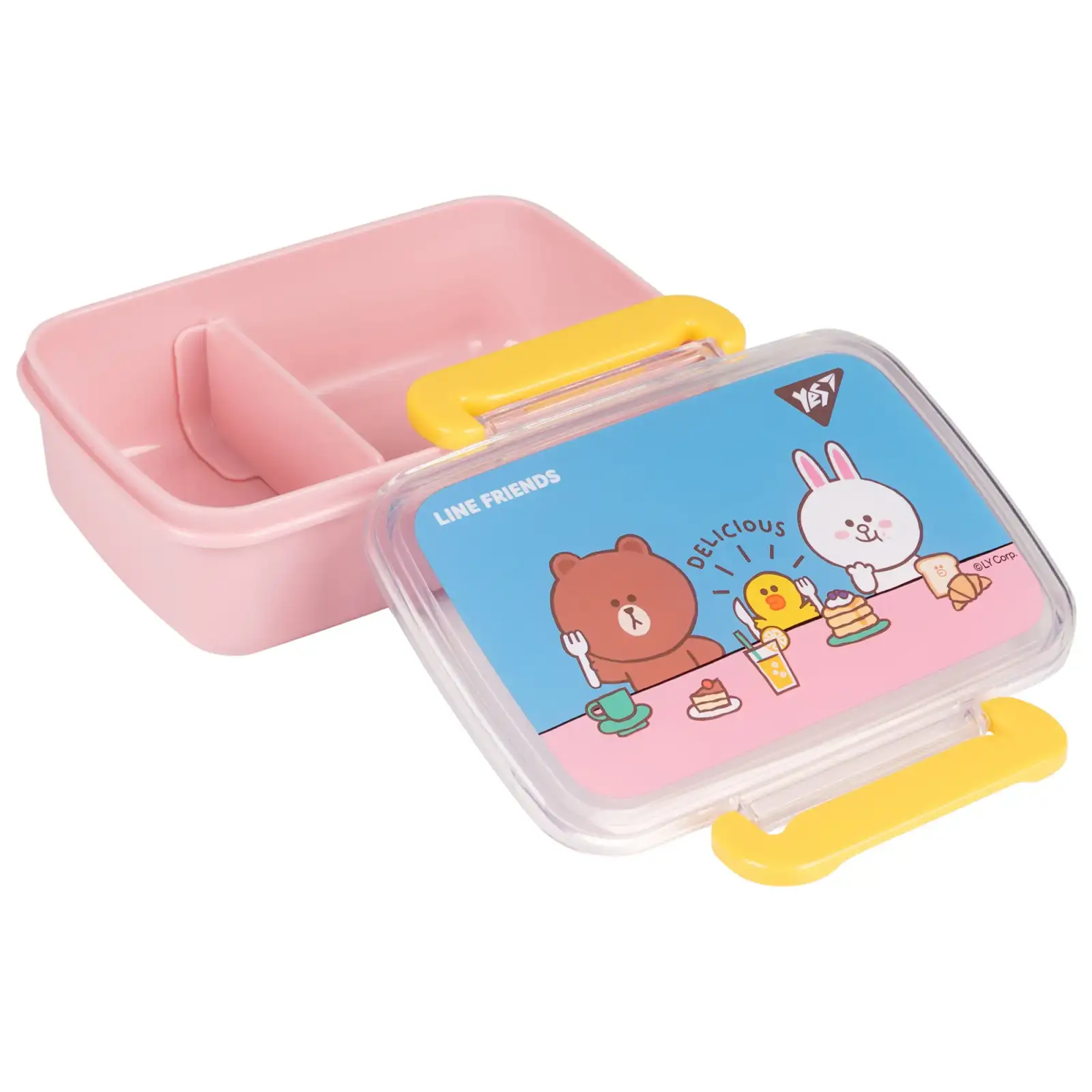 Ланч-бокс Yes Line Friends Pink 420 мл
