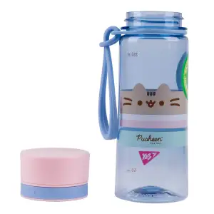 Пляшка для води Yes Pusheen 400 мл, блакитна