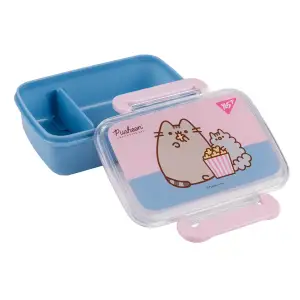 Ланч-бокс Yes Pusheen 420 мл голубо-розовый