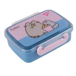 Ланч-бокс Yes Pusheen 420 мл блакитно-рожевий