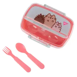 Ланч-бокс Yes Pusheen 750 мл с приборами