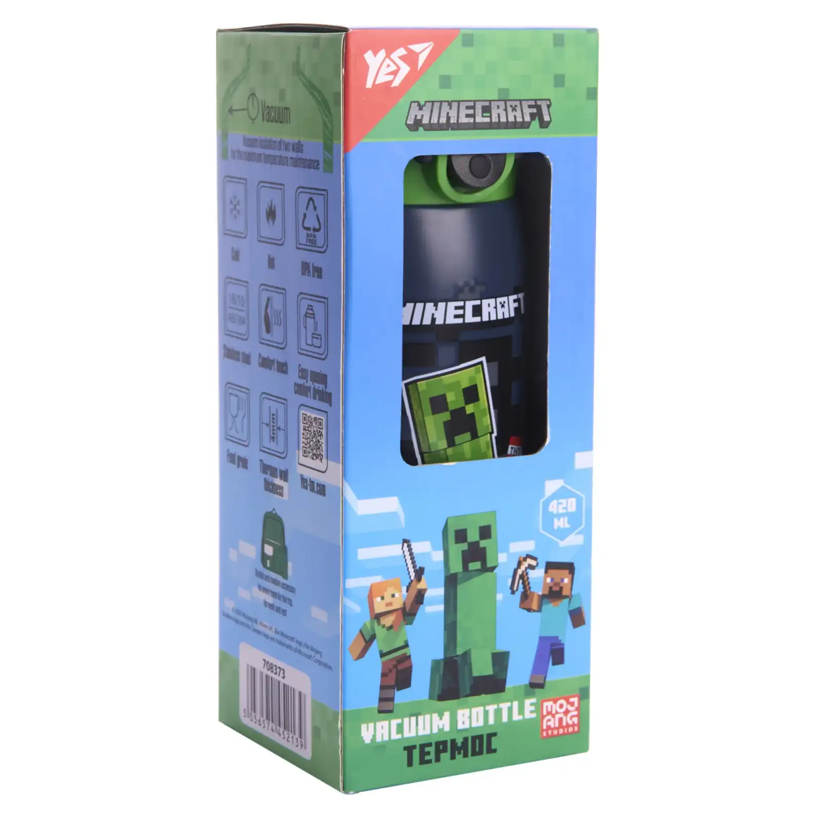 Термос Yes Minecraft 420 мл