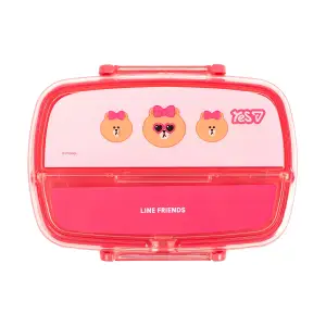 Ланч-бокс Yes Line Friends 750 мл з приладдям