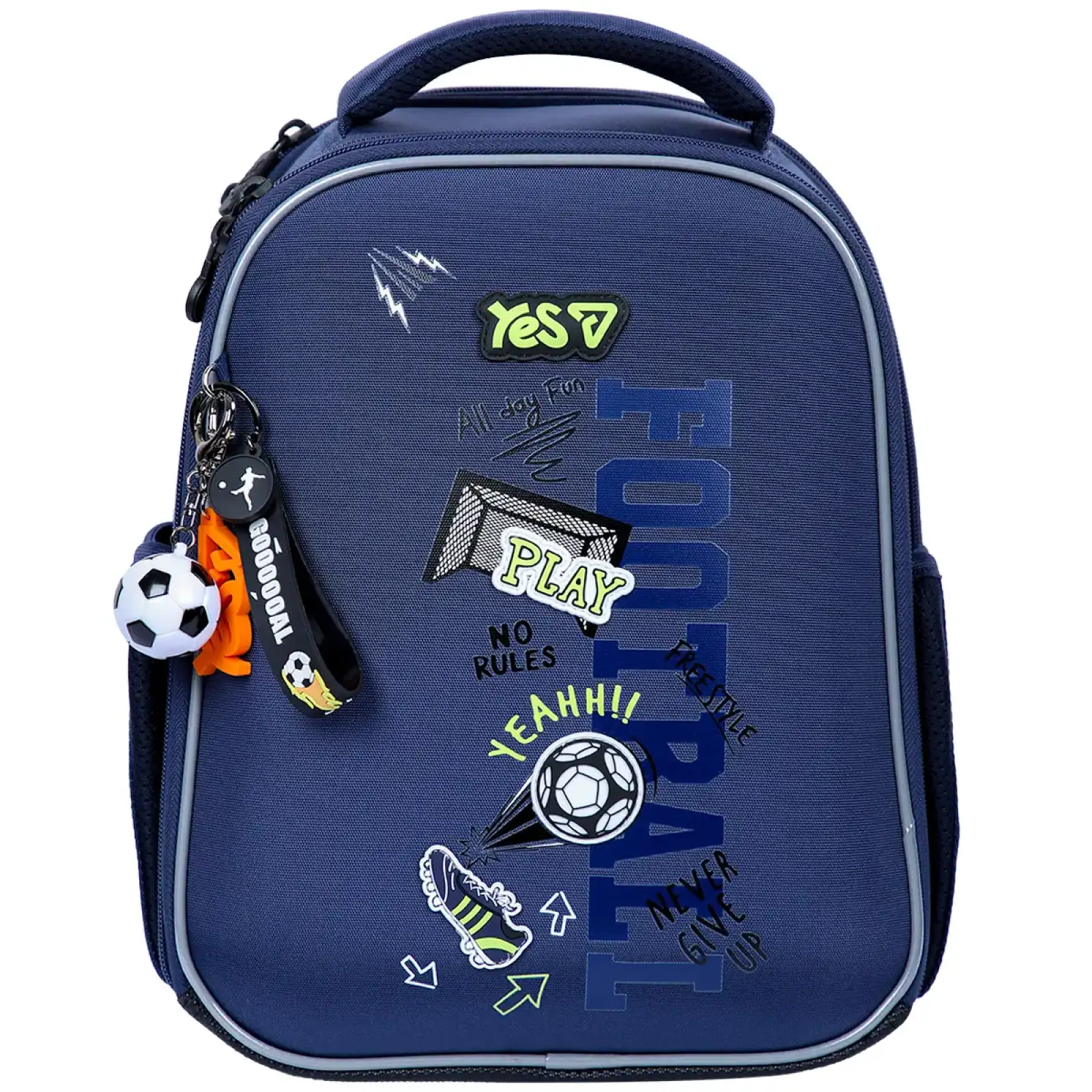 Рюкзак школьный каркасный Yes Play Football H-100S