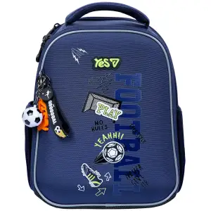Рюкзак школьный каркасный Yes Play Football H-100S