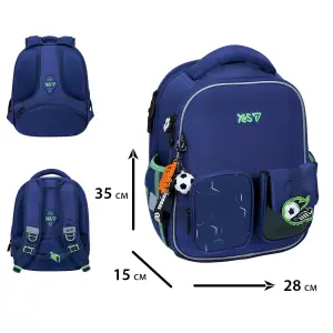 Рюкзак шкільний каркасний Yes Football Fan H-100S