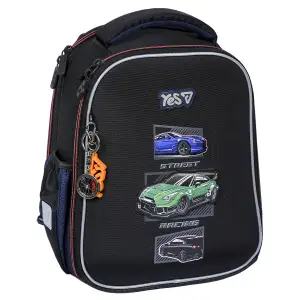 Рюкзак школьный каркасный Yes Racing Life H-100S