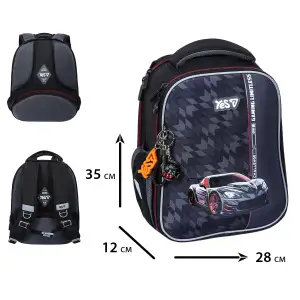 Рюкзак школьный каркасный Yes Challenge LED H-100S