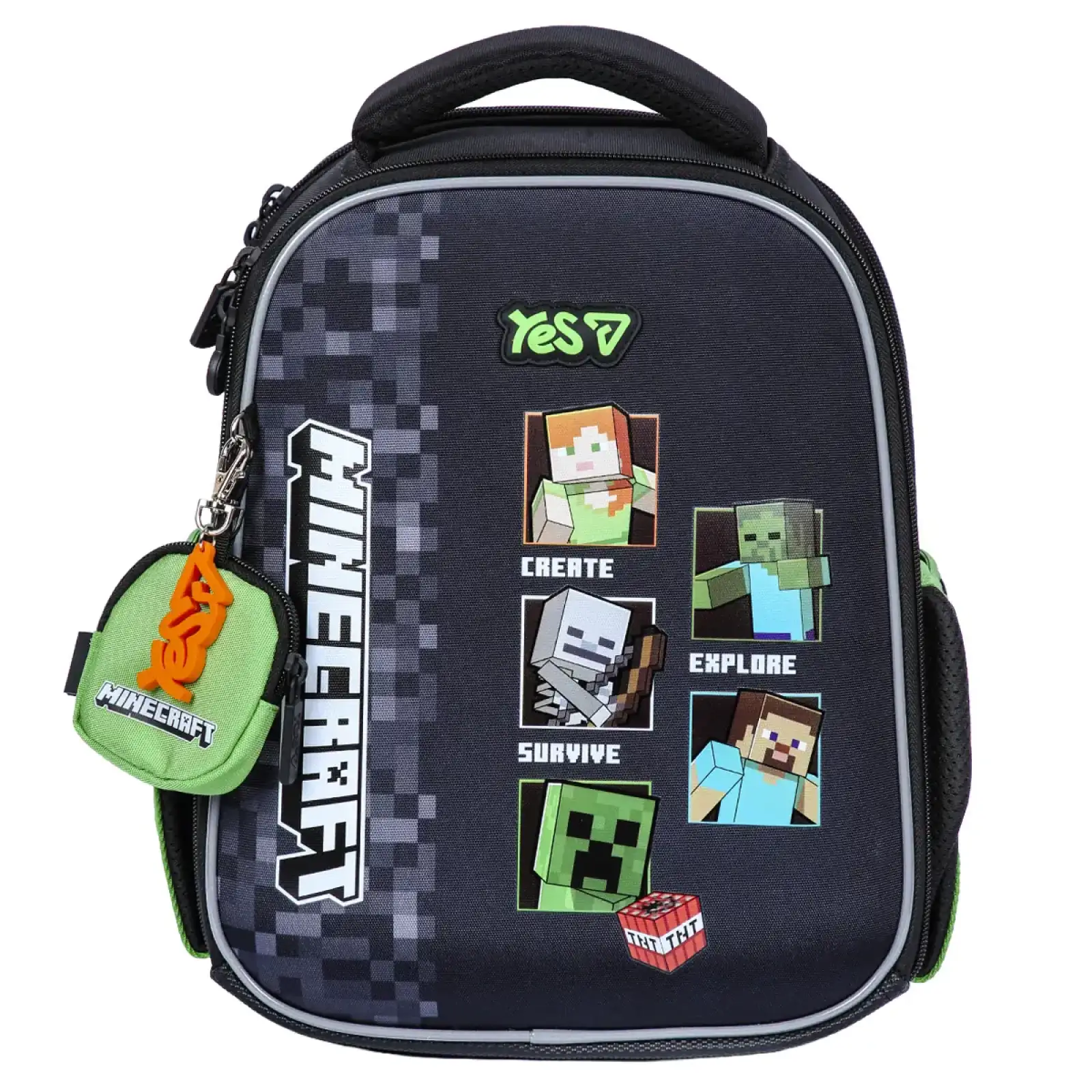 Рюкзак шкільний каркасний Yes Minecraft Reality H-100S