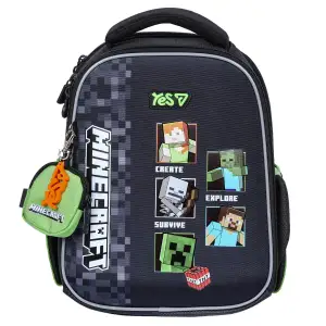 Рюкзак шкільний каркасний Yes Minecraft Reality H-100S