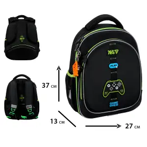 Рюкзак школьный полукаркасный Yes Joystick Game S-109S