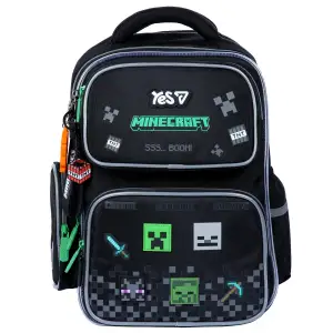 Рюкзак шкільний напівкаркасний Yes Minecraft Effect LED S-101M