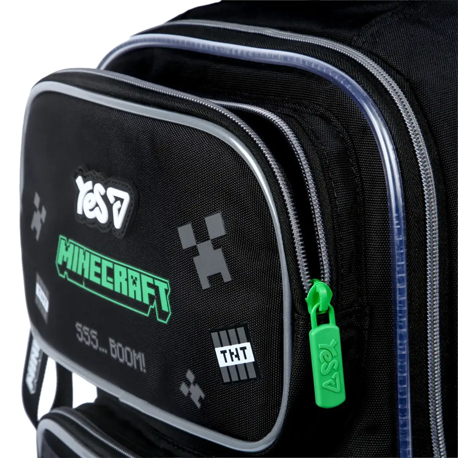 Рюкзак шкільний напівкаркасний Yes Minecraft Effect LED S-101M