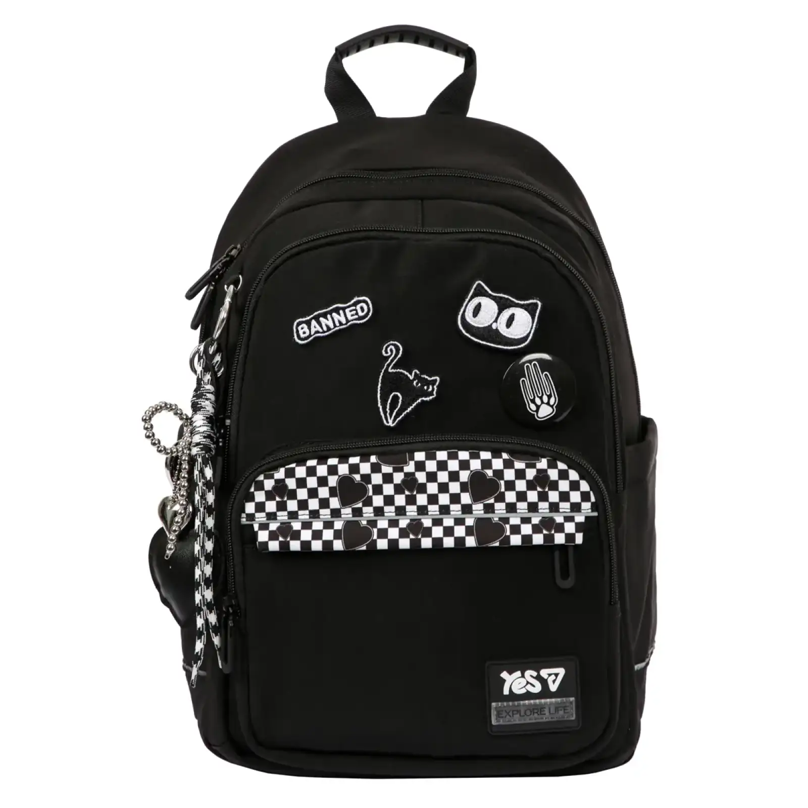 Рюкзак школьный Yes Black Cat TS-47M