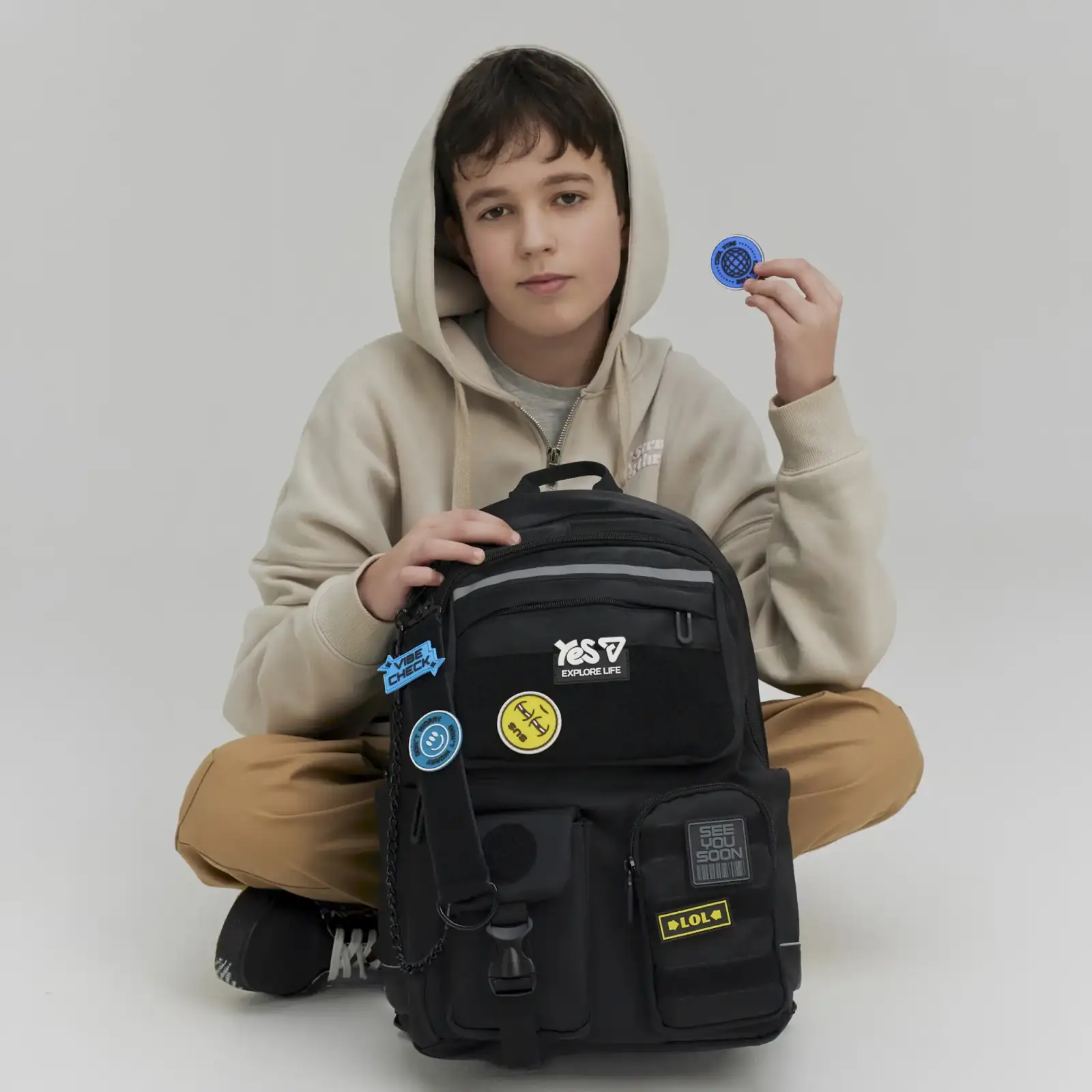 Рюкзак шкільний Yes Vibe TS-43L