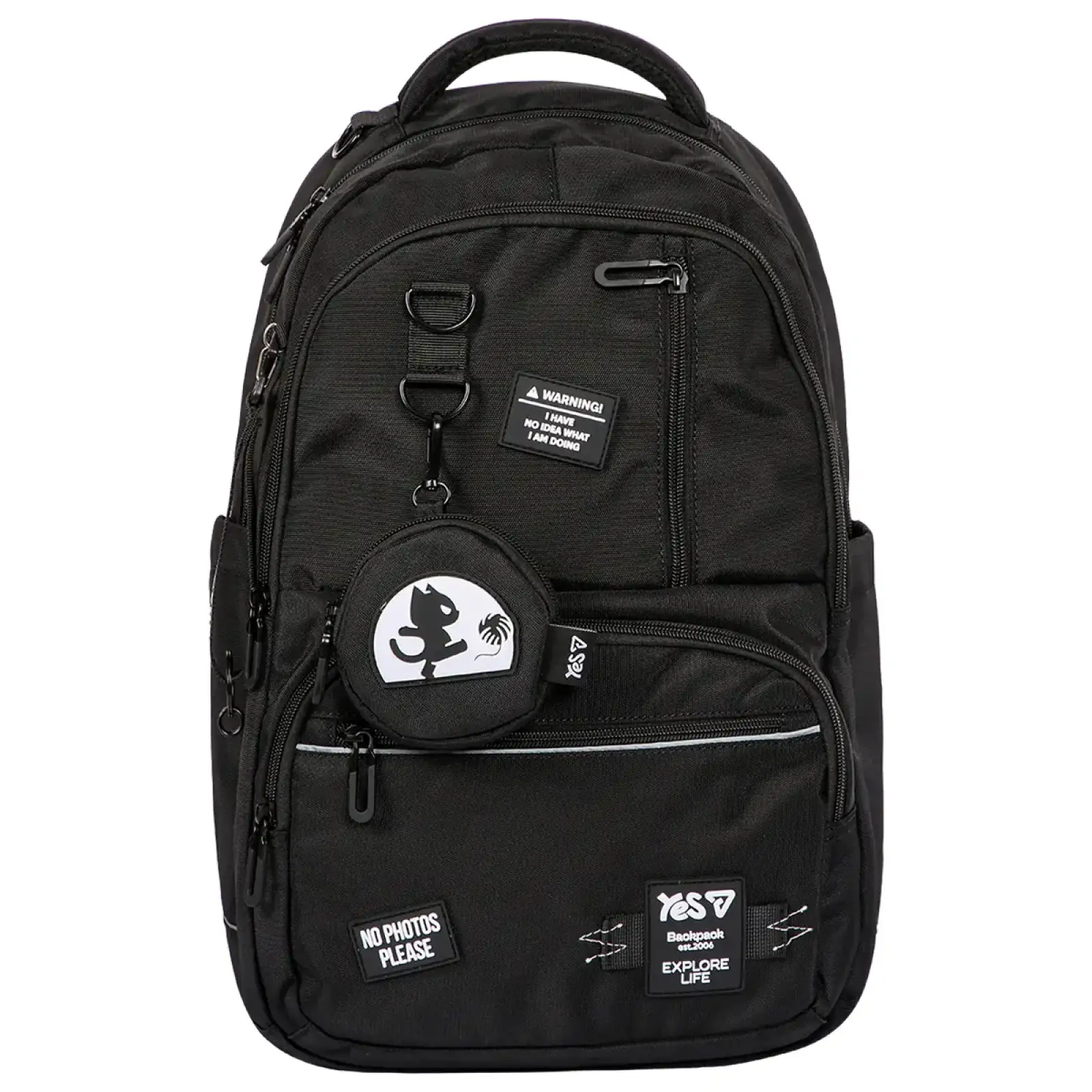 Рюкзак школьный Yes Black Cat TS-50L