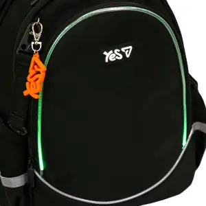 Рюкзак шкільний Yes Just Black LED S-116M