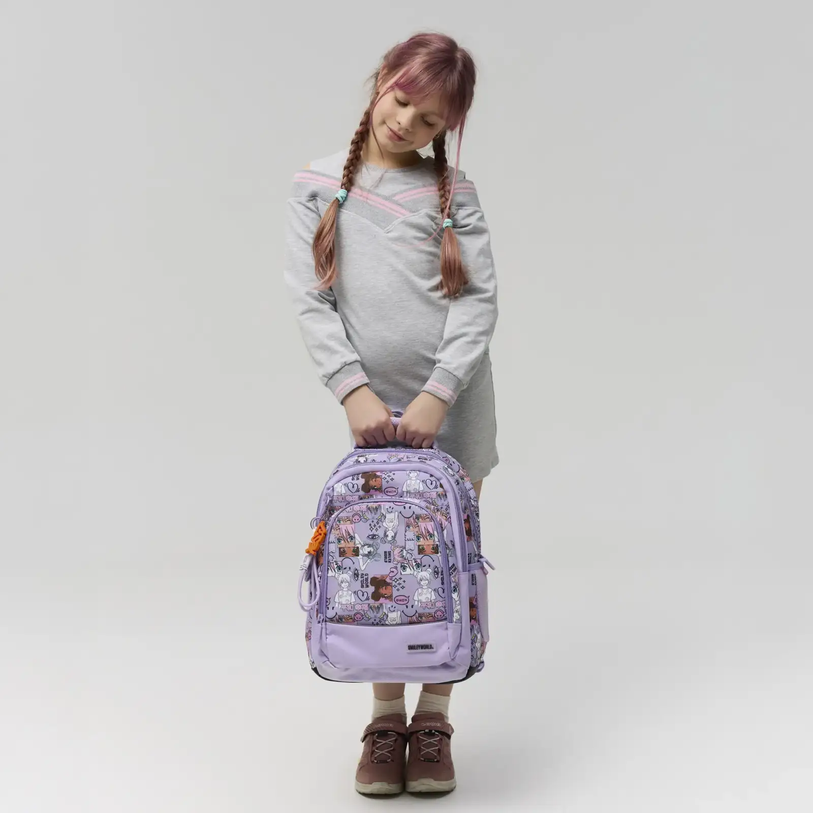 Рюкзак шкільний Yes Smiley World. Anime S-117M