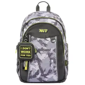 Рюкзак школьный Yes Grey TS-60L