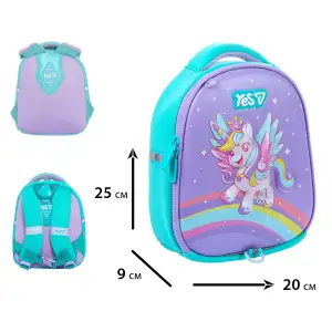 Рюкзак дитячий Yes Happy Unicorn K-33XXS
