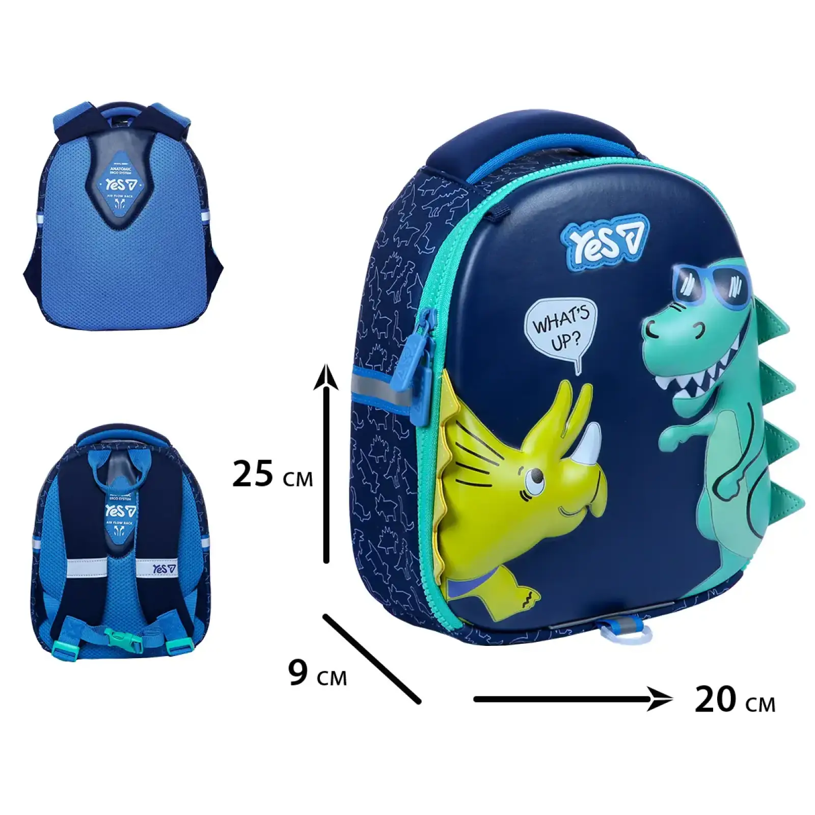 Рюкзак детский Yes Dino Friends K-33XXS