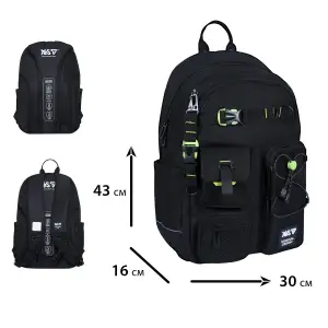 Рюкзак шкільний Yes Just Black TS-43L