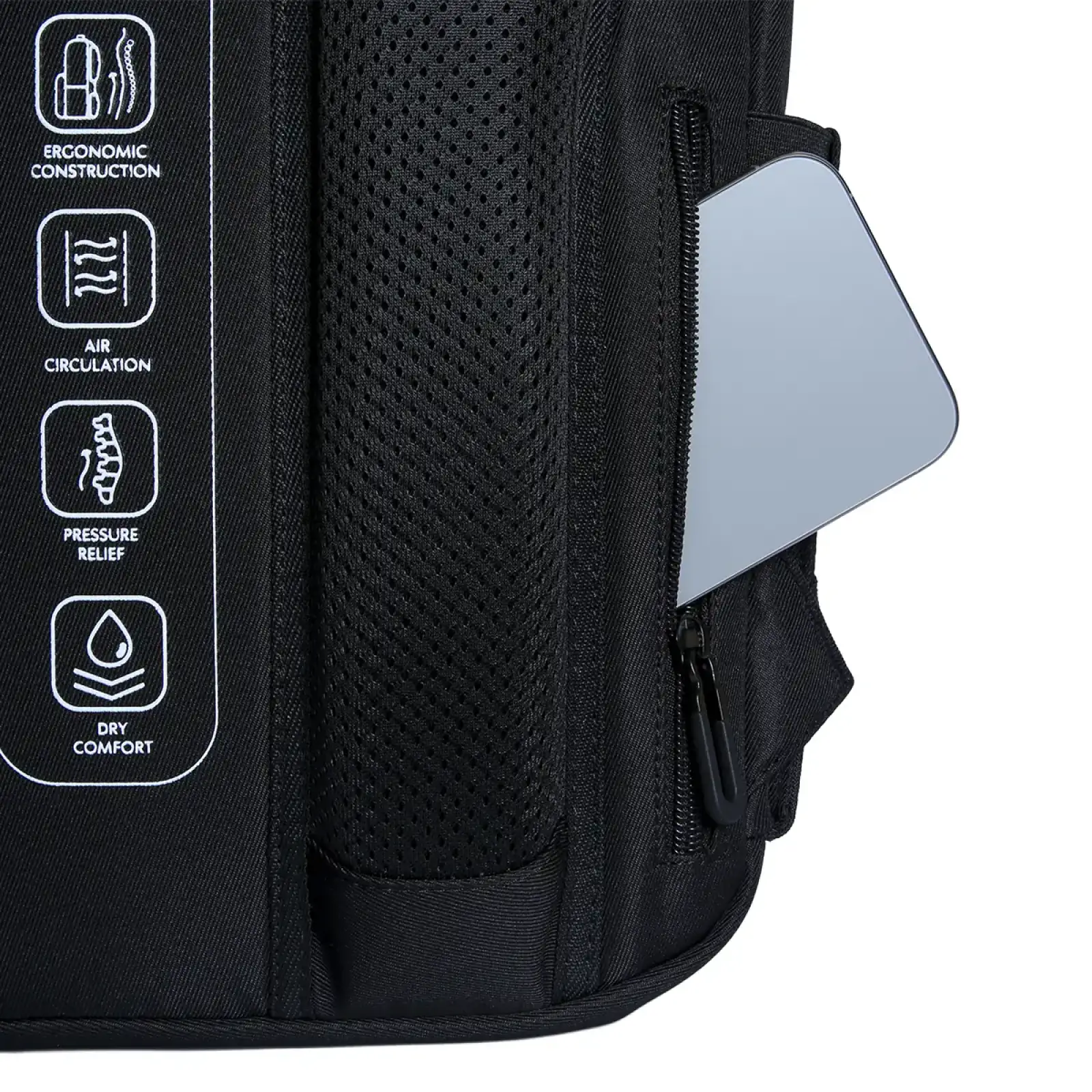 Рюкзак шкільний Yes Just Black TS-43L