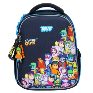 Рюкзак школьный каркасный Yes Stumble Guys H-100S