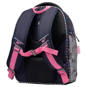 Рюкзак школьный полукаркасный YES S-84 Girls style