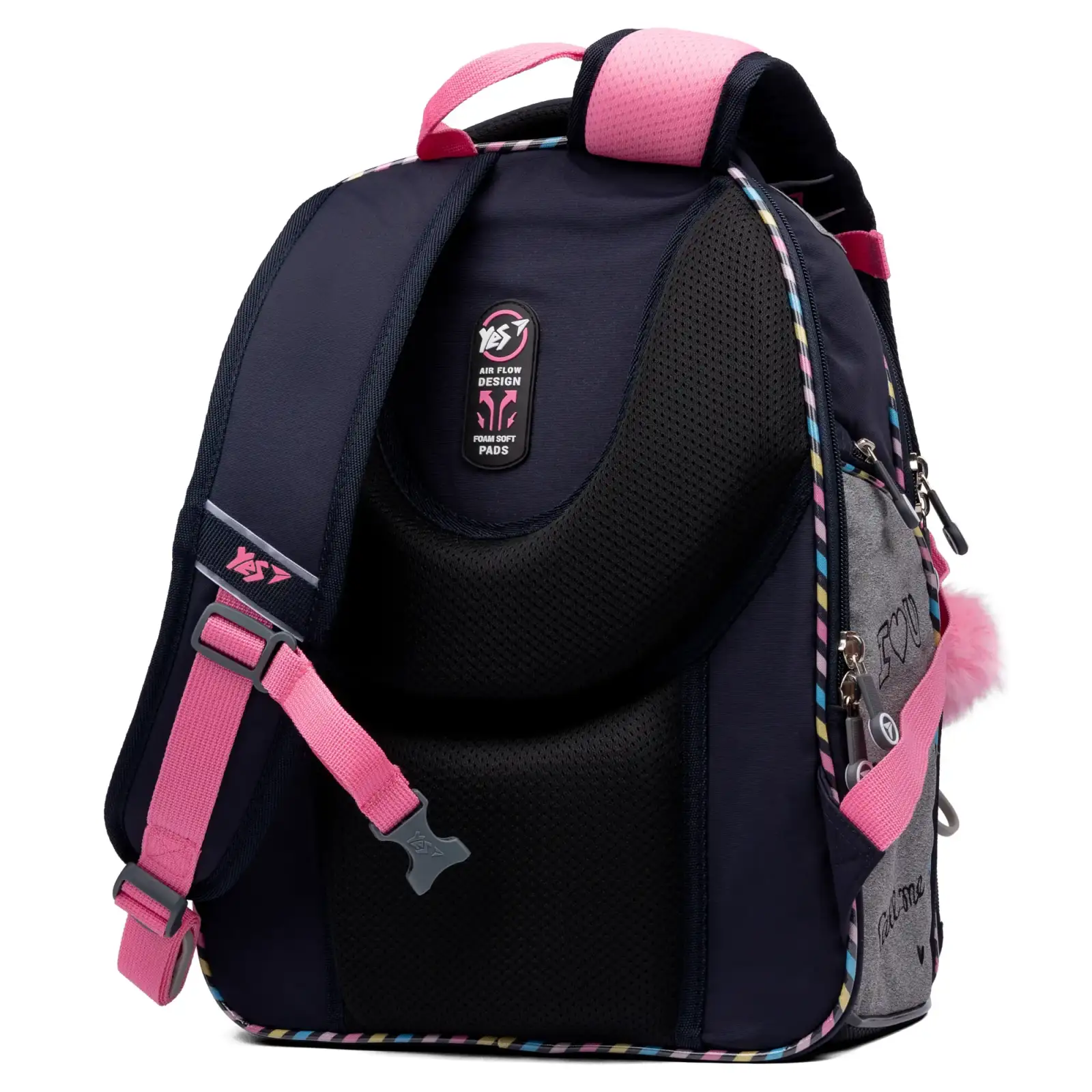Рюкзак школьный полукаркасный YES S-84 Girls style